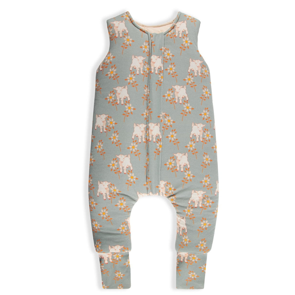 schlafsack noppies Sleepee Schlafsack mit Beinen Vintage Animals Sky Blue 6-12 m – 4kidspoint