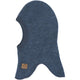 Mikk-Line Kinder Woll-Schlupfmütze Wool Fullface Blue Melange