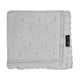 Lullalove Openwork Babydecke 80x100 cm Gänseblümchen Grau