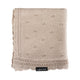 Lullalove Openwork Babydecke 80x100 cm daisy caramel beige