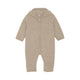 Huttelihut Baby-Overall mit Kapuze Camel Melange