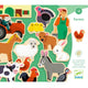 Djeco Kinderpuzzle Holzmagnete Bauernhof