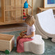 Wigiwama Kinder Pouffe Creme Weiß Wolke