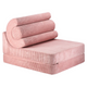 Wigiwama Baby multifunktionale Flipster Rosa Mousse pouffe
