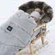 La Millou Aspen Winterfest Kinderwagen Tasche Combo Dunkelgrau