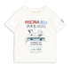 Konges Slojd Kinder Kurzarm-T-Shirt Era Off White/Piscina