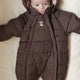 Konges Slojd Baby Winteranzug Alpi Chocolate Brown