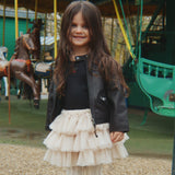 Konges Sløjd Kinder-Lederjacke Lenoa Black