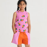 Bobo Choses Tank Top für Mädchen Tangerine all over
