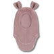 Huttelihut Kinder Woll-Balaclava gestreift mit Ohren Woodrose
