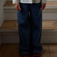 Lil' Atelier Jeanshose Wide Jeans NMFOBELLO, Dunkelblau Denim
