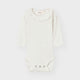 Lil' Atelier Langarm Baby slim body Coconut Milk NBFRACHEL