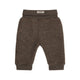 Huttelihut Babyhose aus Wollfleece Brown Melange