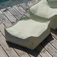 Wigiwama Outdoor Kinder Sitzpuff Outdoor Square Ottoman Herba