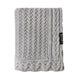 LullaLove Babydecke aus Merinowolle Grey Biscuit
