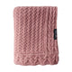LullaLove Babydecke aus Merinowolle Cake Peony
