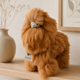 Inkari Alpaka Maskottchen Monsterfluff Groß 50cm Haselnuss