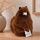 Inkari Kuscheltier Natur-Alpaka Walnuss 23 cm