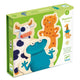 Djeco Holz-Magnetpuzzle Tiere