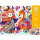 Djeco Kreativ-Set Mosaik Prinzessinnen Kokeshi