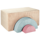 Wigiwama Baby Pouffe Playset Brauner Zucker Regenbogen