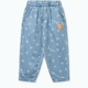 Liewood Denim-Hose Borris Printed Cherry Herz sandig / Denim