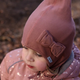Mikk Line Kinder Winter doppellagig Windstop Bow Burlwood Schornstein Pullover