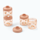 Liewood Snackbehälter Dominique Sweethearts / Pale Toskana 100ml 4er-Pack