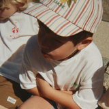 Konges Slojd Kinder Baseballmütze Frankie GOTS Streifen Wind 2-4Y