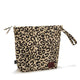 La Millou Wasserdichte Kosmetiktasche Leopard Creme von Magdalena Lamparska XL