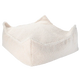 Wigiwama Square Baby Pouffe Ottoman Creme Weiß