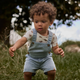 Lil' Atelier Kinder-Latzhose aus Jeansstoff, Loose, Medium, Blue Denim, NBMFUNDA