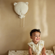 Jollein Luftballon – Teddybär, kuschelige Dekoration aus Bouclé