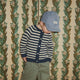Konges Sløjd Kinder-Strickjacke Billi Knit Cardigan Blue Stripe